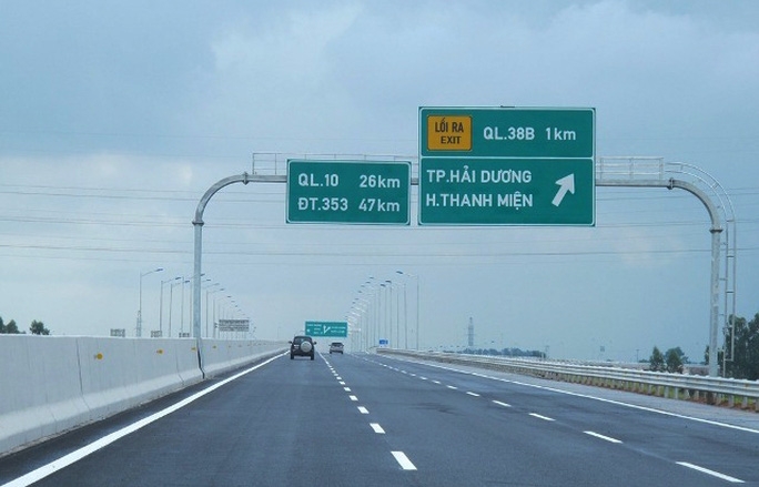 Lùi thu phí tự động trên cao tốc Hà Nội-Hải Phòng sang tháng 6.