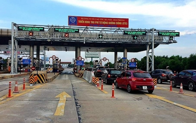 Các trạm thu phí cao tốc Hà Nội - Hải Phòng sẽ bố trí một làn dành riêng xử lý sự cố