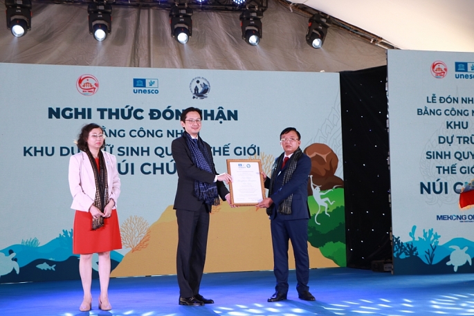 Tỉnh Ninh Thuận đón nhận bằng công nhận Khu dự trữ sinh quyển thế giới Núi Chúa, ảnh Duy Quân