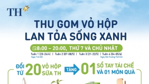 Mang vỏ hộp sữa tới cửa hàng, nhận ngay set quà thú vị