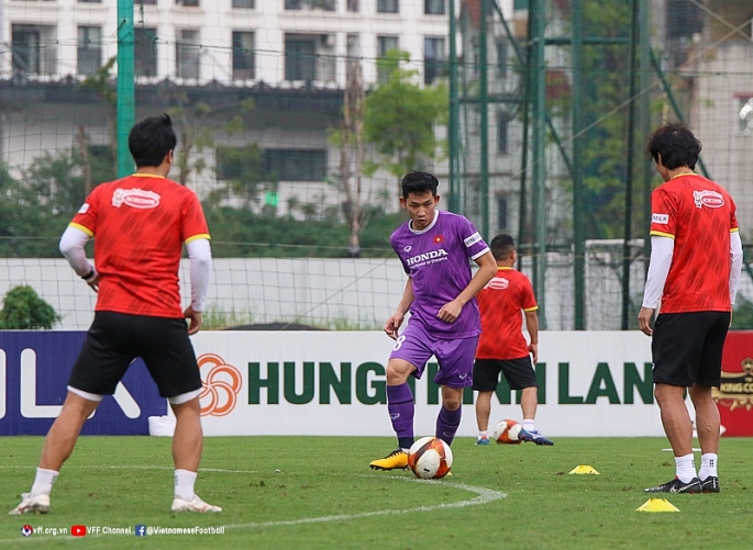 Hai Long đã có mặt để tập luyện cùng U23 Việt Nam trong chiều ngày 25/4.