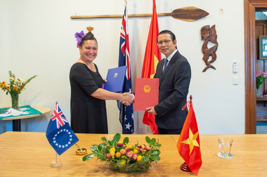 Thông cáo chung thiết lập quan hệ ngoại giao giữa Việt Nam và Quần đảo Cook