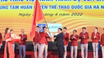 Đoàn Thể thao Việt Nam xuất quân dự SEA Games 31: Vì vinh quang Tổ quốc, vì một Đông Nam Á mạnh mẽ hơn