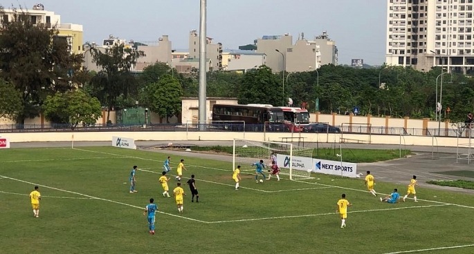 Giải bóng đá hạng Nhì Quốc gia 2022: CLB Hải Nam Vĩnh Yên - Vĩnh Phúc thắng trận thứ 2 liên tiếp