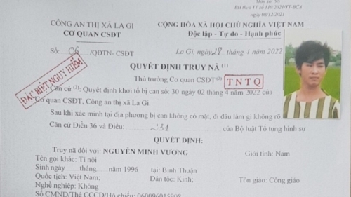 Đối tượng đặc biệt nguy hiểm sa lưới sau 1 ngày trốn nã