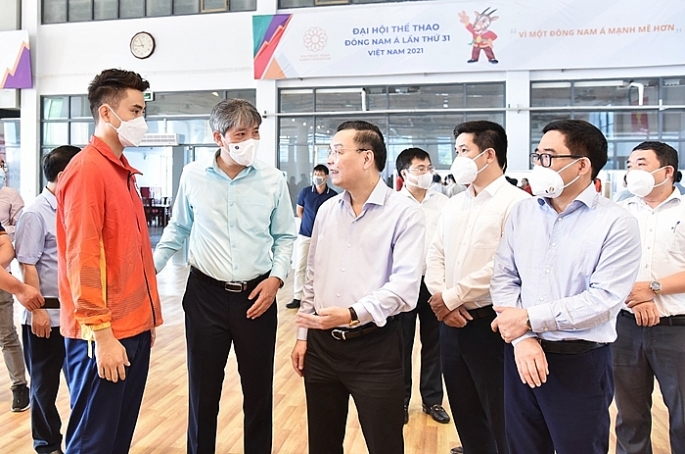 Chủ tịch UBND TP Hà Nội đánh giá cao sự chuẩn bị của Tiểu ban khai mạc và bế mạc SEA Games 31