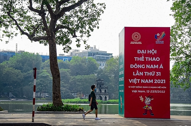 Hà Nội đẩy mạnh tuyên truyền, cổ động trực quan chào mừng SEA Games 31