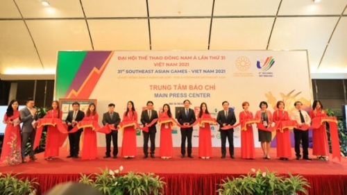Khai trương Trung tâm báo chí SEA Games 31 tại Hà Nội