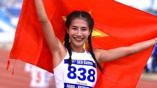 VĐV Hà Nội Khuất Phương Anh “giải cơn khát” đổi màu huy chương tại SEA Games 31