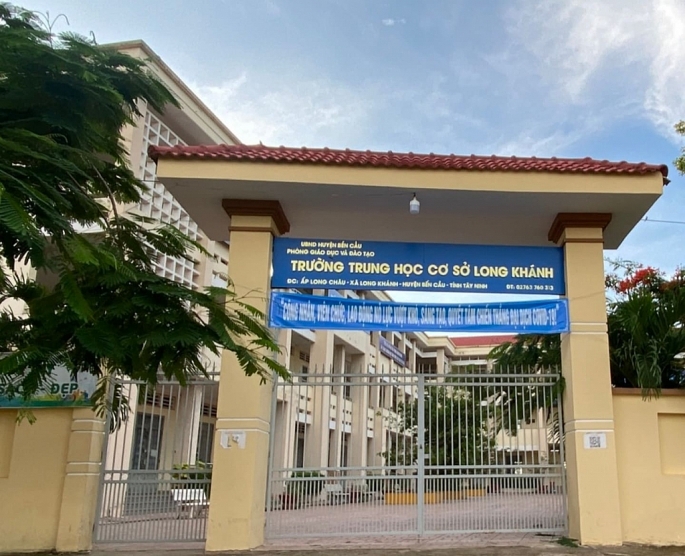 Trường THCS Long Khánh huyện Bến Cầu, tỉnh Tây Ninh nơi nữ sinh bị sàm sỡ