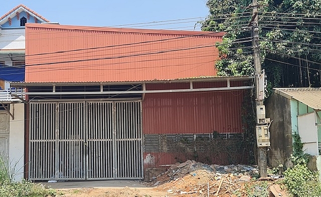 Thửa đất tại thôn Thái Bình, xã Bình Yên của gia đình bị án Tạ Thị Hợi đang bị chiếm giữ