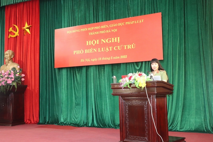 -	Hội đồng phối hợp PBGDPL TP Hà Nội tổ chức Hội nghị phổ biến Luật Cư trú