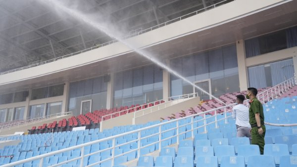 Đảm bảo tối đa an toàn phòng chống cháy nổ cho trận chung kết bóng đá nam SEA Games 31