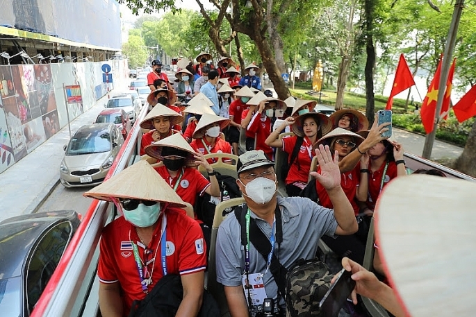 Du lịch Hà Nội đón gần 31.500 lượt khách quốc tế dịp SEA Games 31