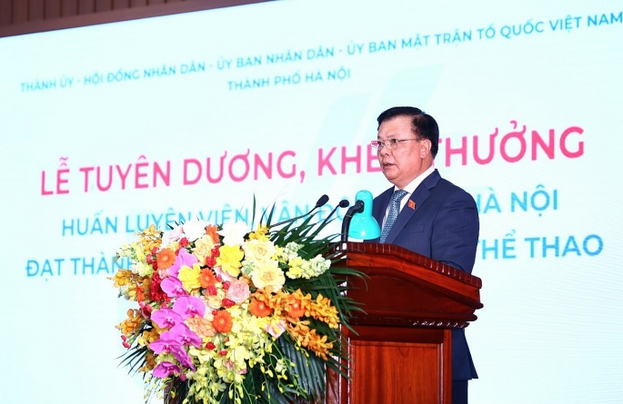 Thành phố Hà Nội tuyên dương, khen thưởng các HLV, VĐV đạt thành tích xuất sắc