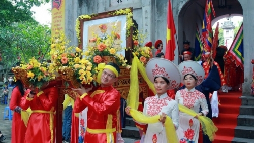 Đền Voi Phục, đền Quán Thánh đón bằng xếp hạng di tích quốc gia đặc biệt Thăng Long tứ trấn