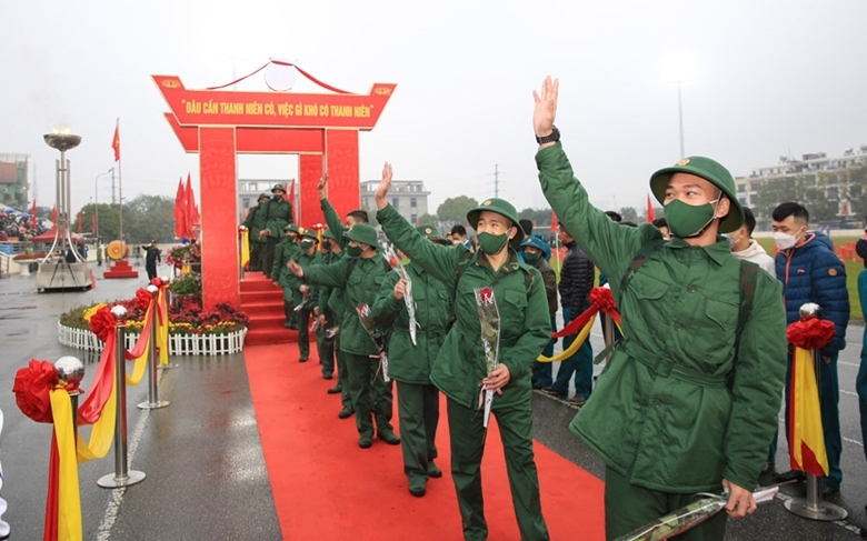 Năm 2022, Hà Nội có hơn 4.300 công dân lên đường nhập ngũ