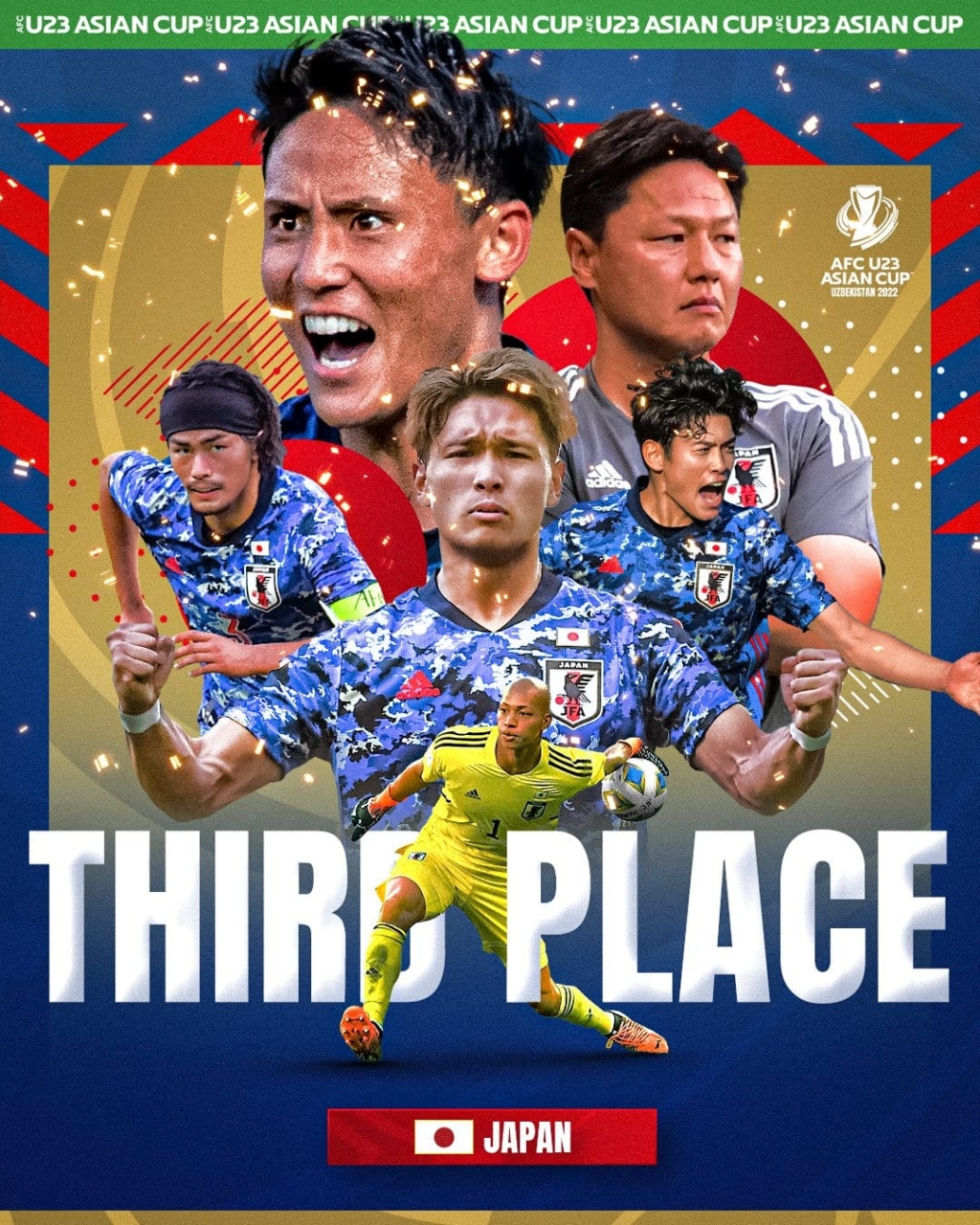 Nhật Bản giành hạng 3 U23 châu Á 2022