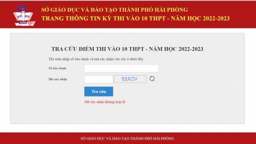 Hải Phòng: Hướng dẫn tra cứu kết quả kỳ thi tuyển sinh vào lớp 10 năm học 2022-2023