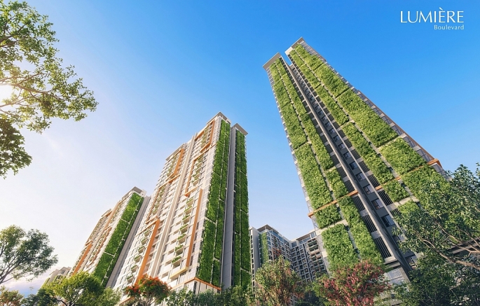Kiến trúc xanh 3D hàng đầu Việt Nam làm nên chất riêng cho LUMIÈRE Boulevard