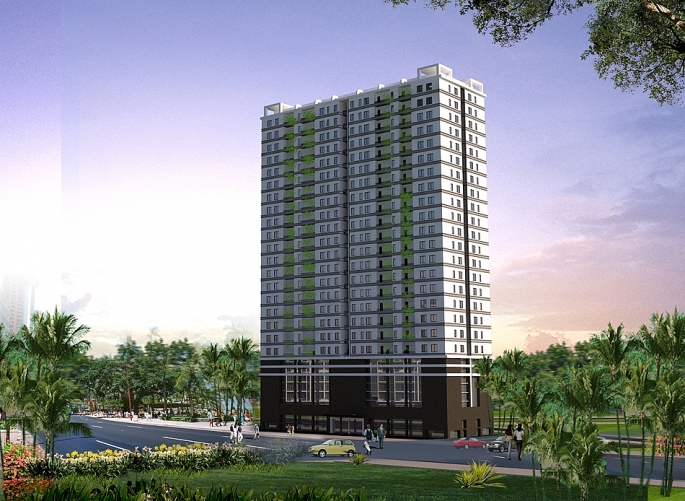 BảoTheo đề xuất của Sở Xây dựng Hà Nội, ô đất CT-02 DA Khu nhà ở để bán Phú Diễn sẽ được dùng để xây dựng NƠXH. Phối cảnh DA.
