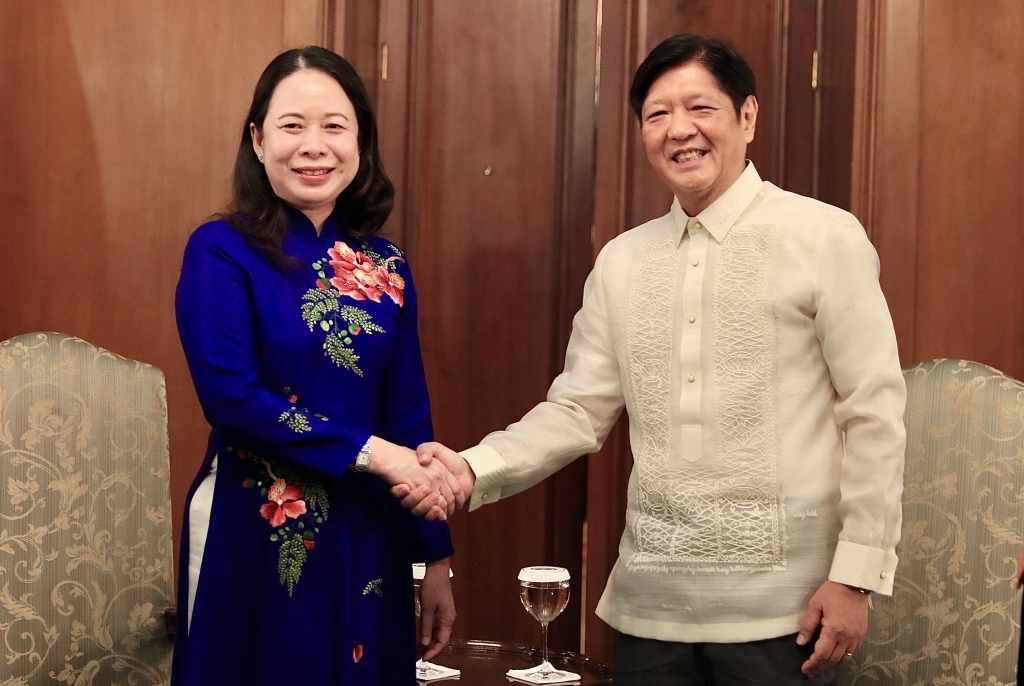 Phó Chủ tịch nước Võ Thị Ánh Xuân hội kiến với Tổng thống Philippines