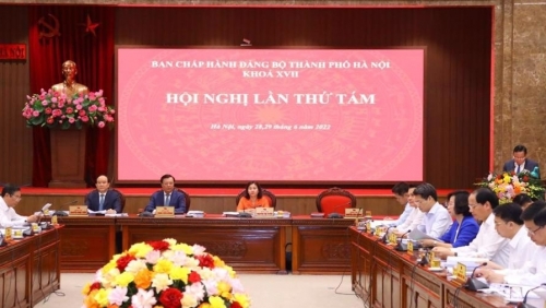 Hà Nội ban hành Nghị quyết Hội nghị lần thứ 8, khóa XVII