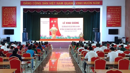 Khai giảng lớp bồi dưỡng kiến thức quốc phòng và an ninh đối tượng 2