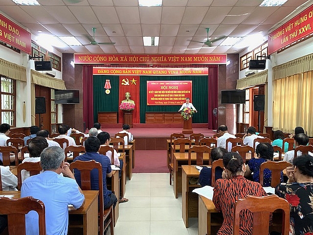 Phường Việt Hưng tổ chức Hội nghị sơ kết sau 1 năm thực hiện mô hình chính quyền đô thị