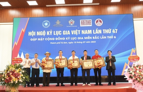 Hội ngộ kỷ lục Việt Nam lần thứ 47: 2.822 kỷ lục đã được xác lập