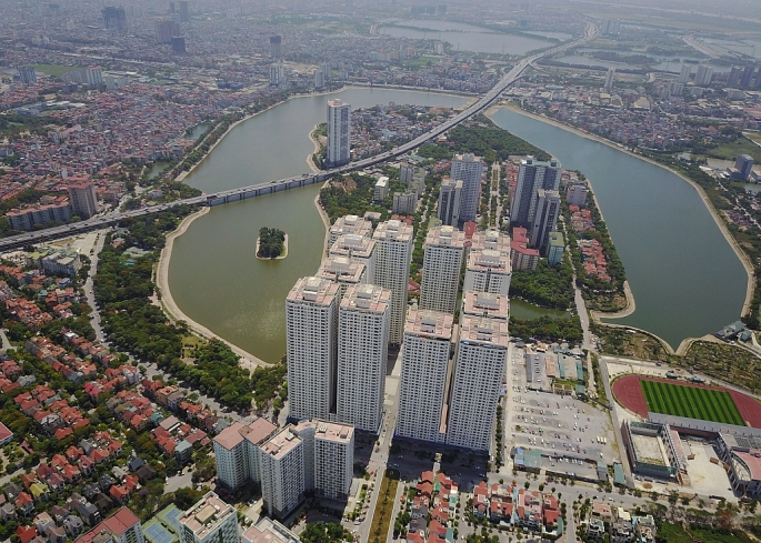 Tại quận Hoàng Mai, Tổng HUD vẫn còn nhiều DA chậm tiến độ   Ảnh: V.O