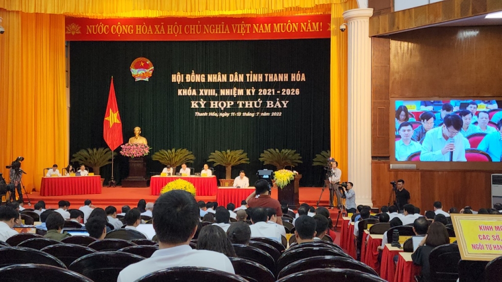 Toàn cảnh Kỳ họp HĐND tỉnh Thanh Hóa khóa XVIII, nhiệm kỳ 2021-2026