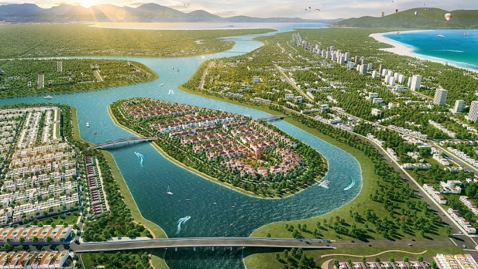 Sắp tới, Sun Property sẽ viết nên chương mới của hành trình làm đẹp Đà Nẵng với Sunneva Island. Ảnh phối cảnh minh họa
