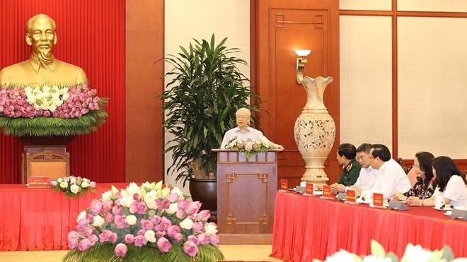 Tổng Bí thư gặp mặt các đại biểu người có công tiêu biểu toàn quốc