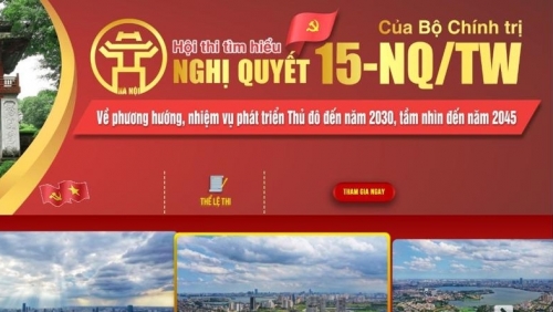 Thể lệ, cách đăng ký tham gia Hội thi tìm hiểu Nghị quyết 15-NQ/TW ngày 5/5/2022