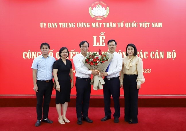 Ông Cao Xuân Thạo được điều động, bổ nhiệm làm Trưởng Ban Phong trào Cơ quan UBTƯ MTTQ Việt Nam