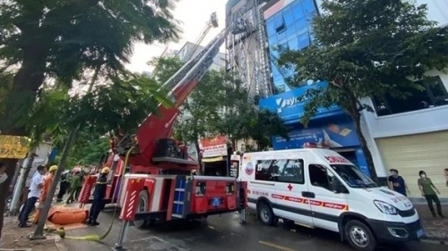Hà Nội yêu cầu khẩn trương khắc phục hậu quả vụ cháy tại quận Cầu Giấy
