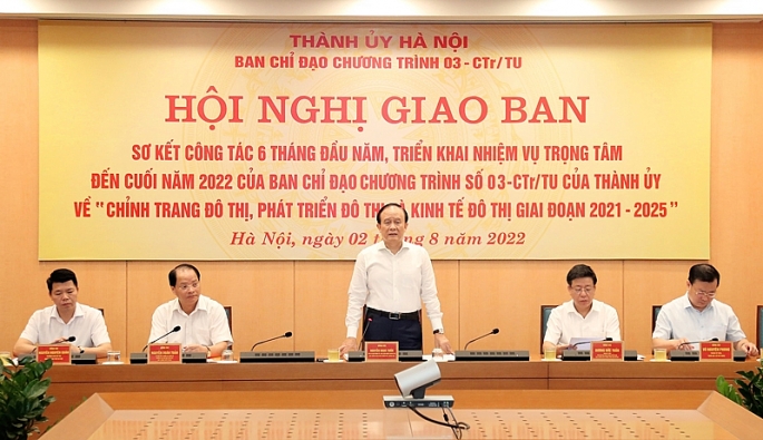 Trưởng ban Chỉ đạo Chương trình số 03-CTr/TU Nguyễn Ngọc Tuấn phát biểu kết luận hội nghị