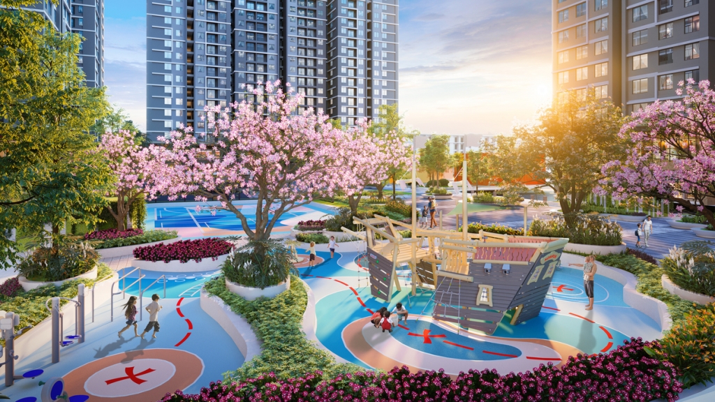 Tổ hợp căn hộ với hàng loạt ưu điểm trở thành lựa chọn ưa thích của người mua nhà (Ảnh: dự án Hanoi Melody Residences tại Tây Nam bán đảo Linh Đàm)