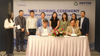 Suntory PepsiCo hợp tác chiến lược với Nhựa Tái Chế Duy Tân hướng đến nền kinh tế tuần hoàn