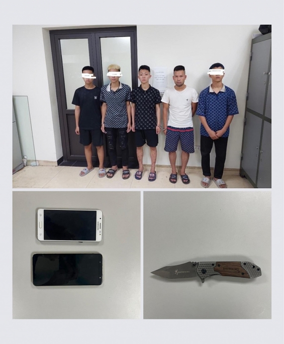Nhóm thanh thiếu niên manh động dùng dao bấm đe doạ, đánh đập cướp tài sản giữa ban ngày