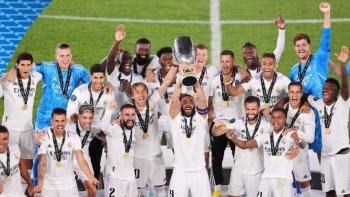 Áp đảo trước Frankfurt, Real Madrid đăng quang Siêu cúp châu Âu