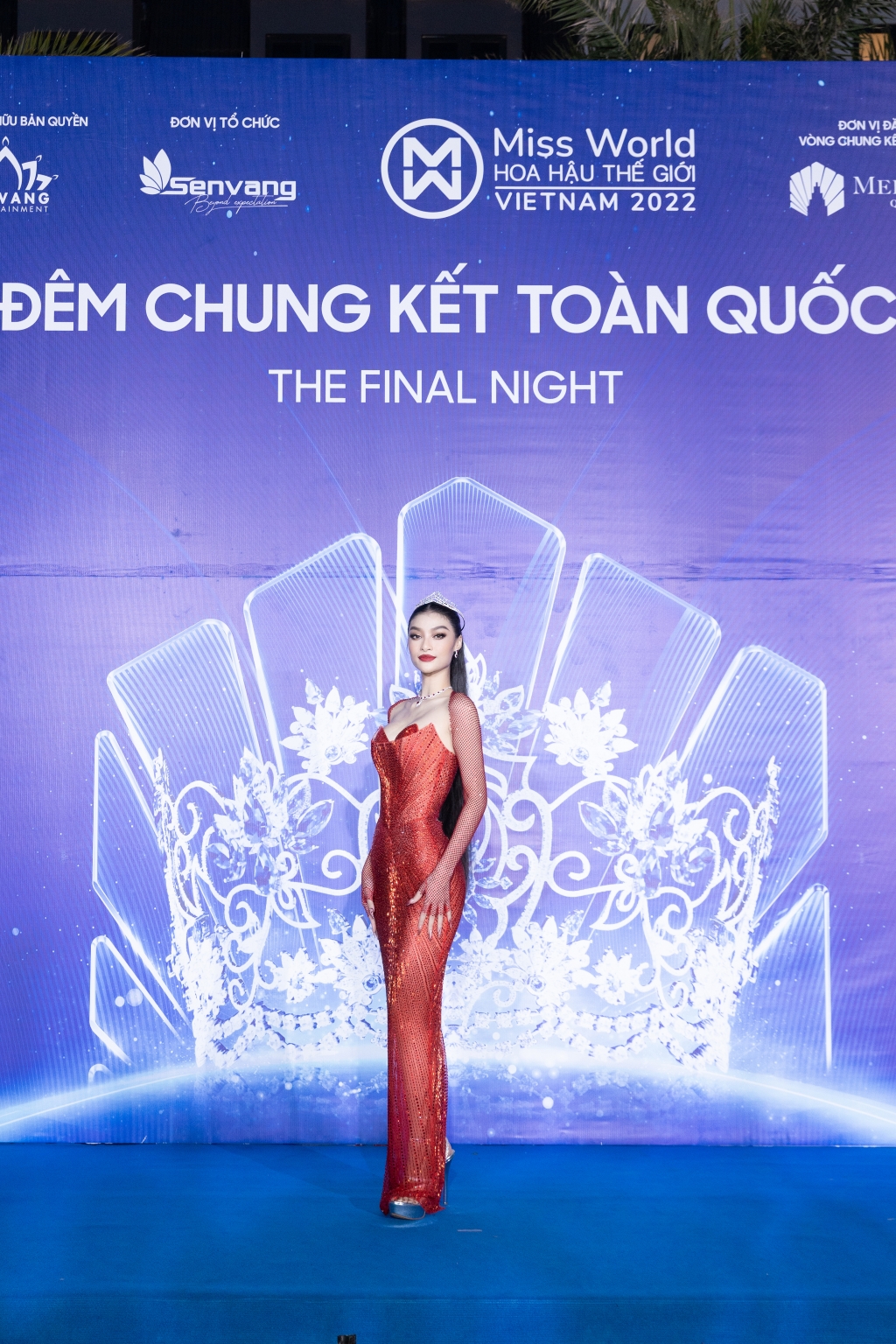 Dàn sao khủng xuất hiện trên thảm đỏ chung kết Miss World Vietnam 2022