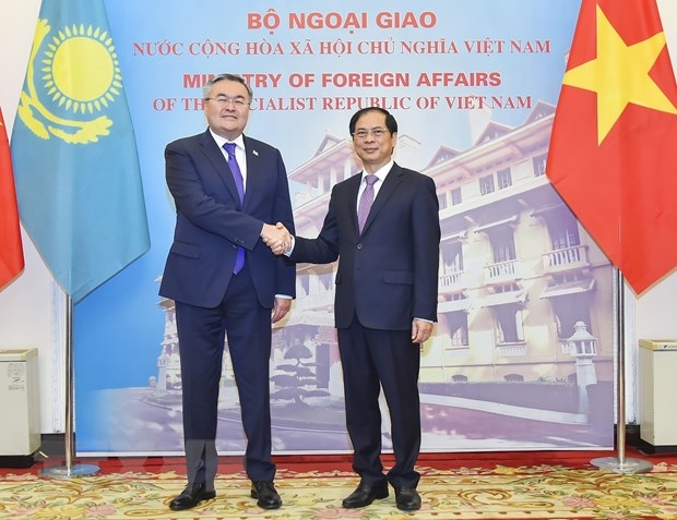 Bộ trưởng Ngoại giao Bùi Thanh Sơn hội đàm với Phó Thủ tướng, Bộ trưởng Ngoại giao Kazakhstan