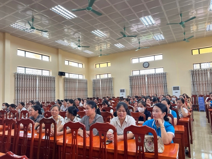 Những năm qua, công tác hòa giải ở cơ sở trên địa bàn huyện Thanh Oai đã không ngừng phát triển.(ảnh: Văn Biên)