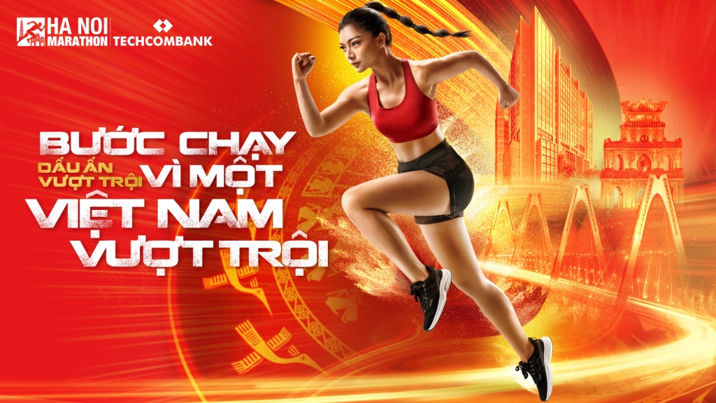 Giải chạy Hà Nội Marathon Techcombank lần đầu tiên với thông điệp “Dấu ấn vượt trội”