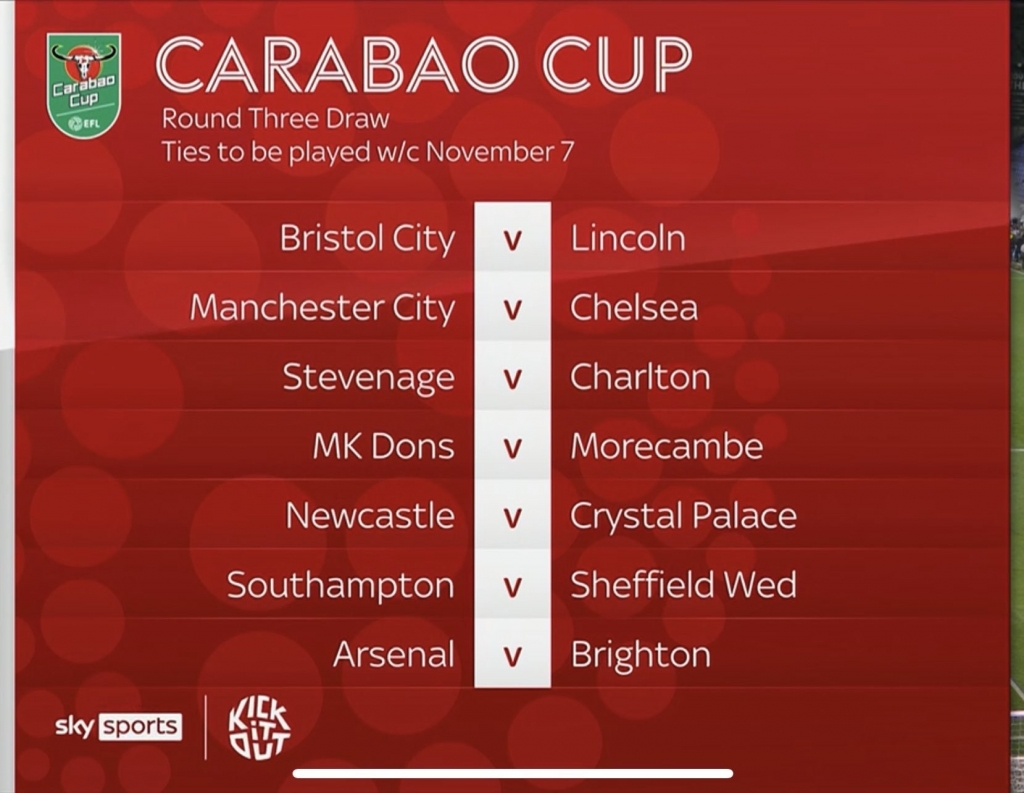 Bốc thăm vòng 3 Carabao Cup: Nhiều 