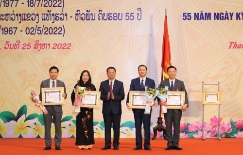 Thanh Hoá: Long trọng tổ chức Kỷ niệm 60 năm ngày thiết lập quan hệ ngoại giao Việt Nam - Lào