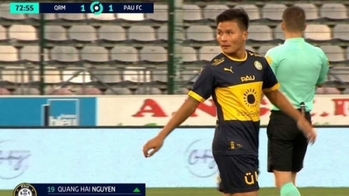 Quang Hải vào sân ở hiệp 2, Pau FC vẫn chưa biết “mùi” chiến thắng