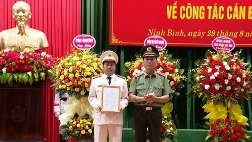 Bổ nhiệm Giám đốc Công an tỉnh Ninh Bình
